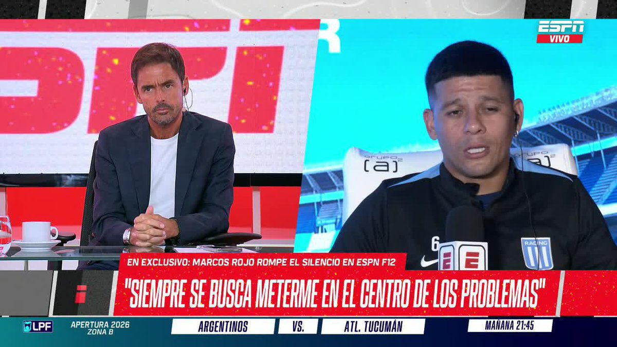 "NO SOY UN JUGADOR MAL INTENCIONADO. NUNCA FUI A LASTIMAR A NADIE. ¿SOY BRUTO? SÍ, SOY BRUTO. VOY A SEGUIR SIENDO ASÍ HASTA EL ÚLTIMO DÍA DE MI CARRERA" 👀 Rojo afirmó que tendrá "más cuidado" luego de la expulsión ante River pero dejó en claro que no cambiará su forma de jugar