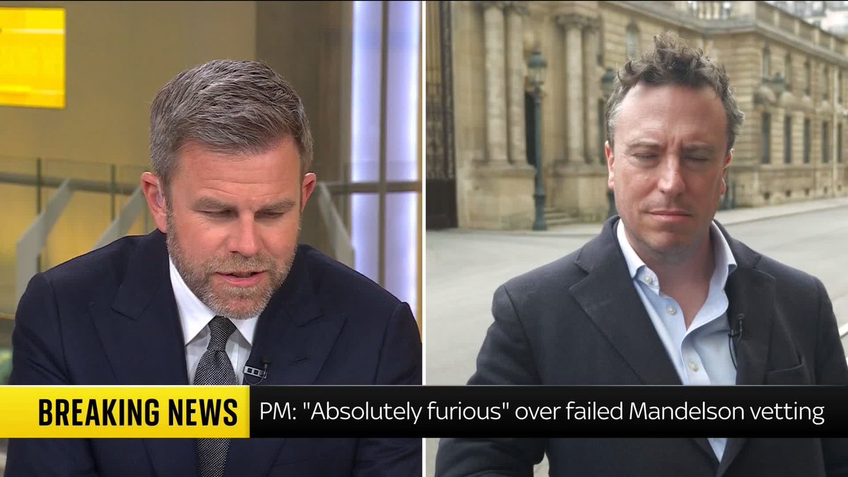 Sir Olly Robbins has been fired following the revelation that Peter Mandelson failed security vetting. But allies of the top civil servant have told Sam Coates Sky that he acted completely properly. 📺 Sky 501 and YouTube