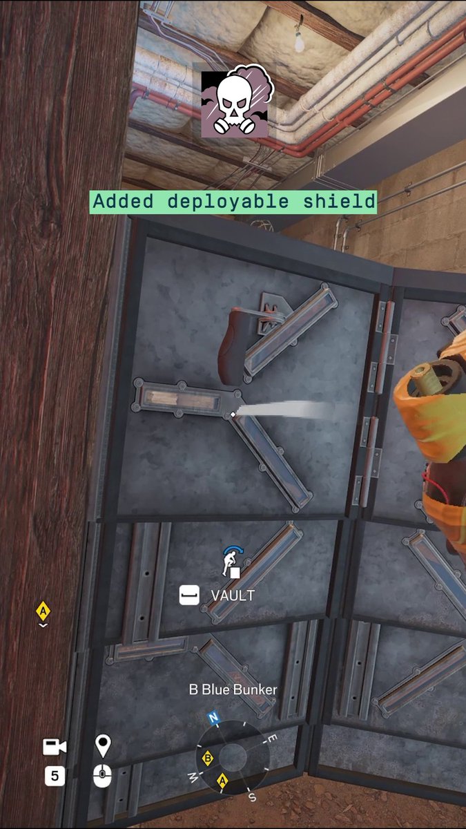 Smoke brought a shield to the party Deployable shield added to Smoke's gadgets