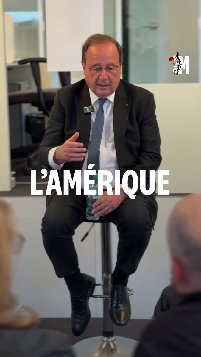 François Hollande : "Si nous avons peur de Trump et de Poutine, nous avons déjà perdu." 👇