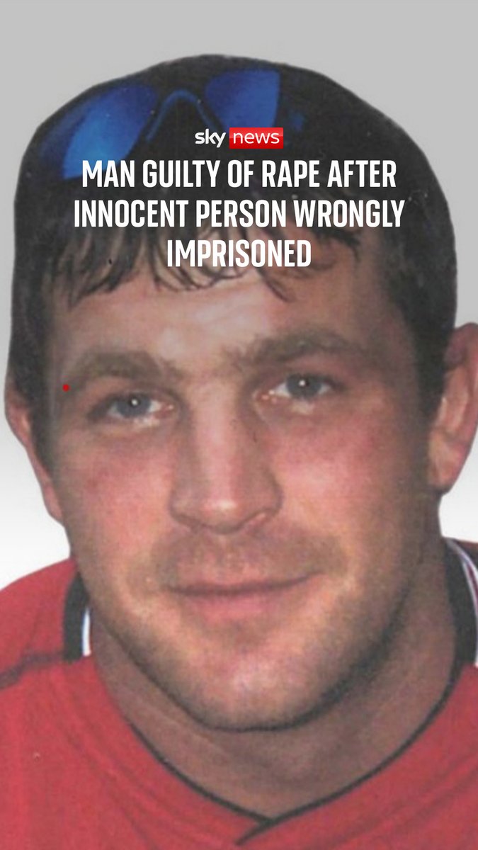 A man has been found guilty of rape after another man wrongfully served 17 years for the crime. Andrew Malkinson was wrongly convicted and jailed after being handed a life sentence with a minimum term of seven years in 2004. 🔗