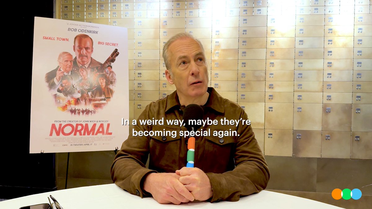 Four Theatrical Favorites with Bob Odenkirk 🍿 Normal is in theaters now via Magnolia Pictures.