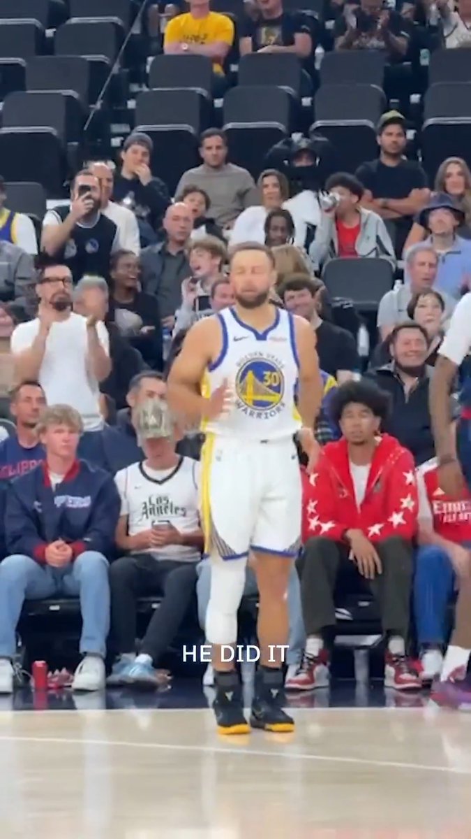 Steph Curry, man of the people. 📽️ IG/juneelite