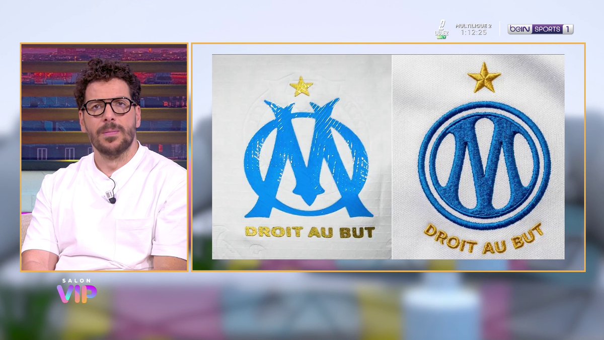 📺 #SalonVIP 😬 Redouane Bougheraba sur le nouveau logo de l'OM : "C'est de la m*****."