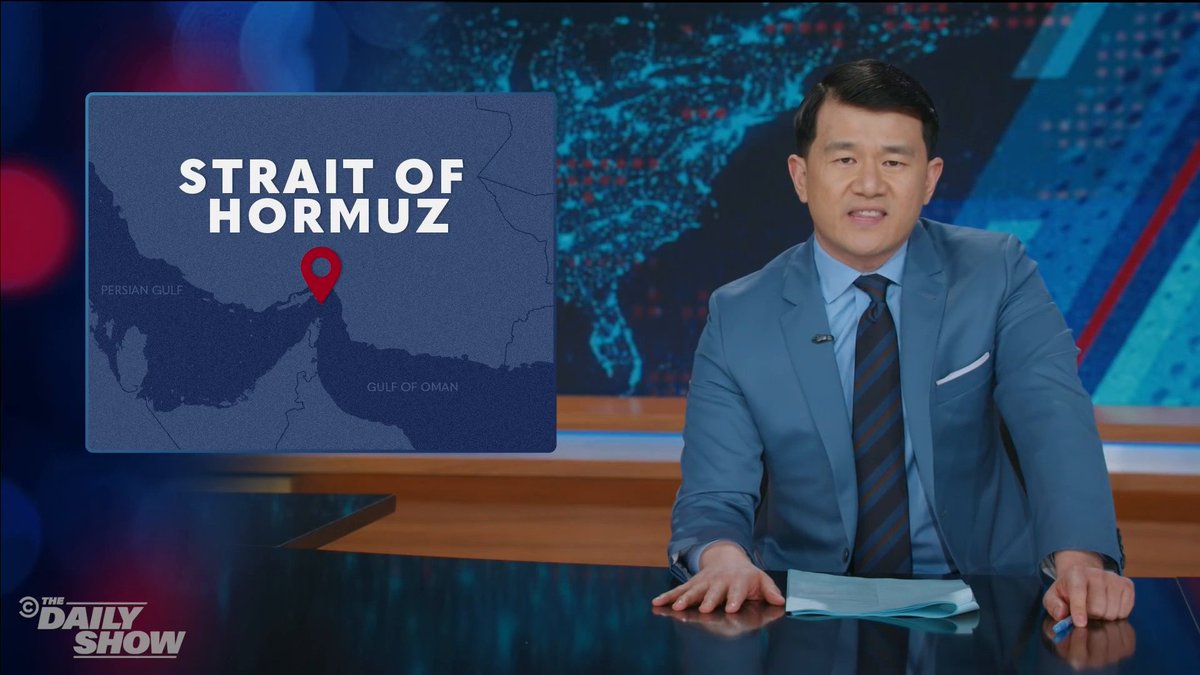 Turns out that the Strait of Hormuz is the oil chokepoint for the entire f**king planet. Whoops! @RonnyChieng