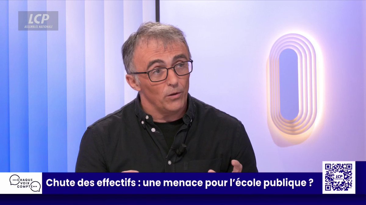 Éducation nationale : "Les conditions de l’école publique ne sont pas liées à une autodégradation interne, mais à une décision de donner davantage de moyens au privé qu’au public", estime Stéphane Bonnéry, professeur en sciences de l’éducation. #ChaqueVoix