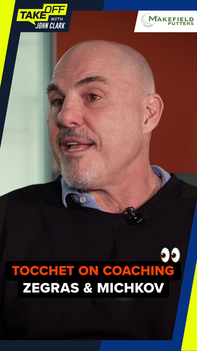 "There a method to my madness." 🧠 Rick Tocchet gave some insight into how he's coached Trevor Zegras and Matvei Michkov this season on the latest Takeoff podcast with John Clark. Check out the full pod: | Makefield Putters