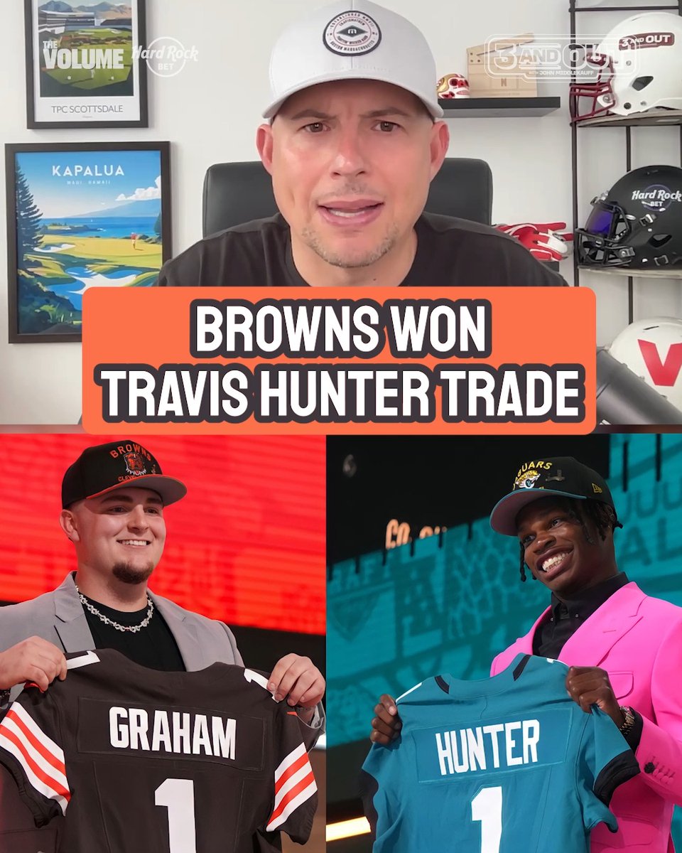 The Browns WON the Travis Hunter trade with the Jaguars. John Middlekauff gives flowers to Cleveland one year after the blockbuster trade at the 2025 NFL Draft.
