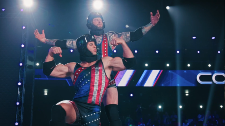 The greatest games on Earth are back... this is American Gladiators