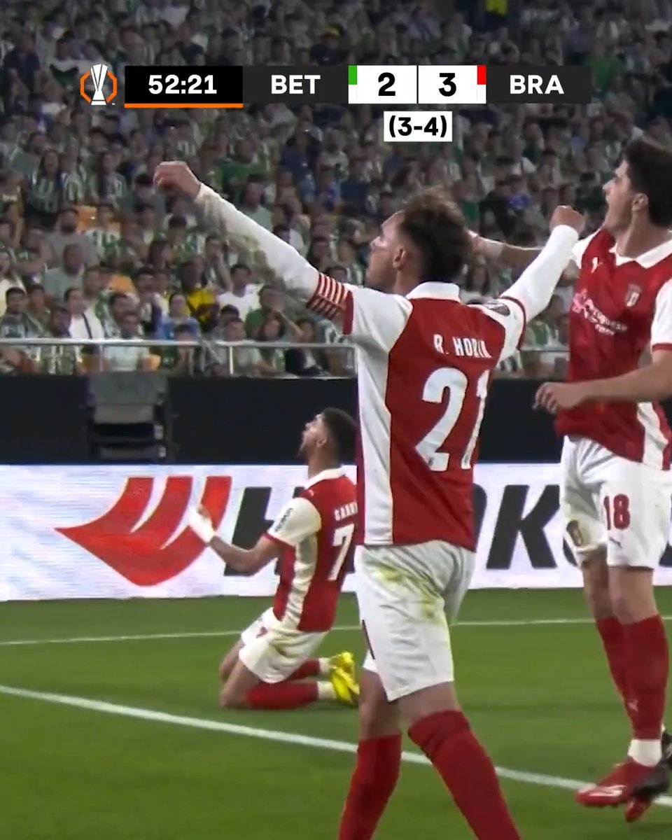 Braga's stunning comeback 😤 #UEL | SC Braga
