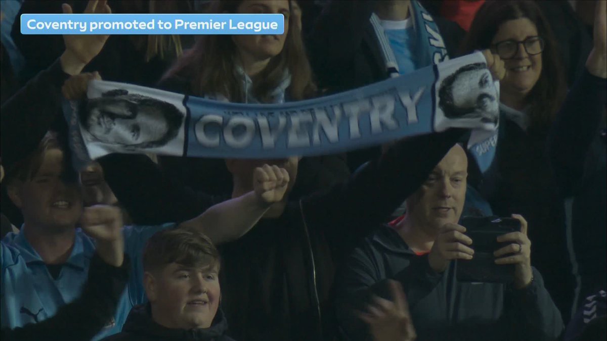 Just look at those scenes! 🤩 Coventry City are BACK in the Premier League!