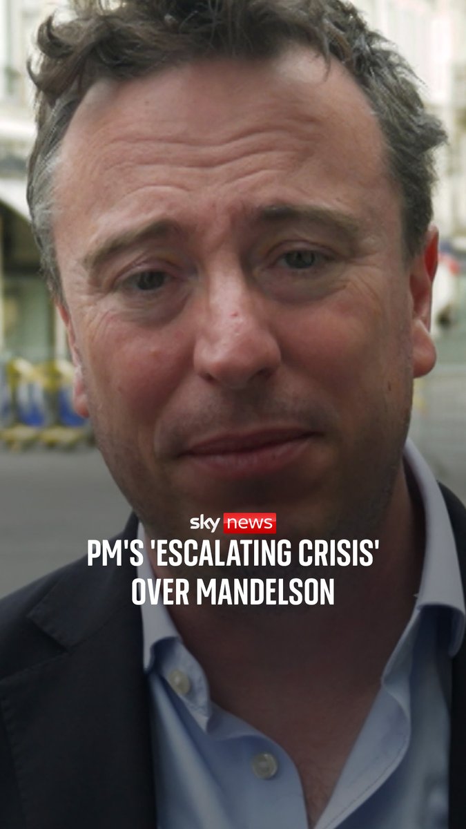The prime minister is facing calls to resign over the revelation that vetting officers recommended against Lord Mandelson being appointed as US ambassador. 🔗 | Sam Coates Sky