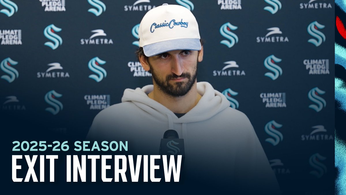 “Everyone’s voice is as equal as another. I don’t care how old you are ... That’s what we’re trying to build here: everyone working together on the same goal. It’s not a [veteran] or a young guy thing.” 🗣️ Hear from #SeaKraken forward Matty Beniers during team exit interviews.