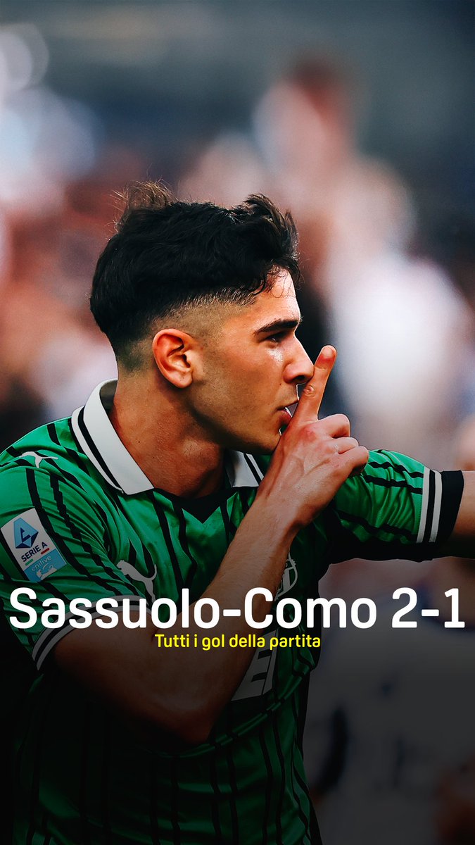 Grosso ferma la corsa europea di Fabregas ❌ Al Mapei a brillare è il Sassuolo ⚫️🟢 #SassuoloComo #SerieAEniLive #DAZN