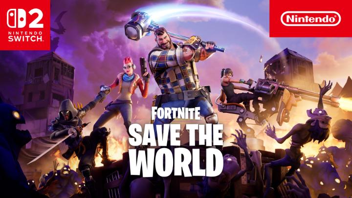 Gather your squad and find your favorite gear—it's time to Save The World. Check out Fortnite's epic PvE co-op campaign, now free to play on Nintendo Switch 2: