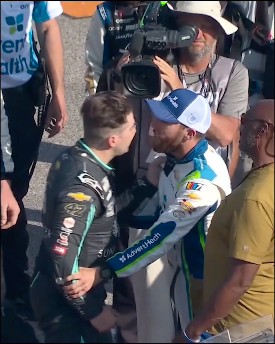 Sometimes in racing, contact happens on and off the race track.