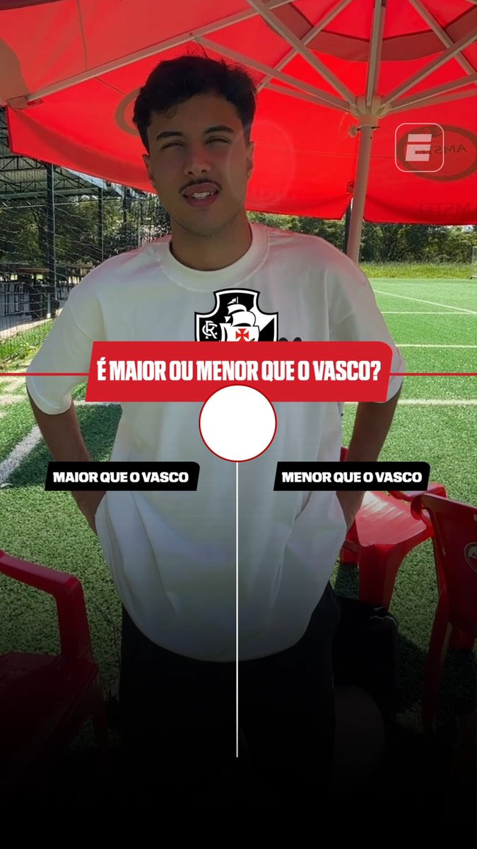 MAIOR OU MENOR QUE O VASCO? 👀 Renato Vicente, presidente do Desimpen, da Kings League, ativou o modo torcedor sincero e contou qual equipe considera maior ou menor que o Vasco, que é seu time do coração. #FutebolNaESPN #Vasco #Flamengo #Corinthians