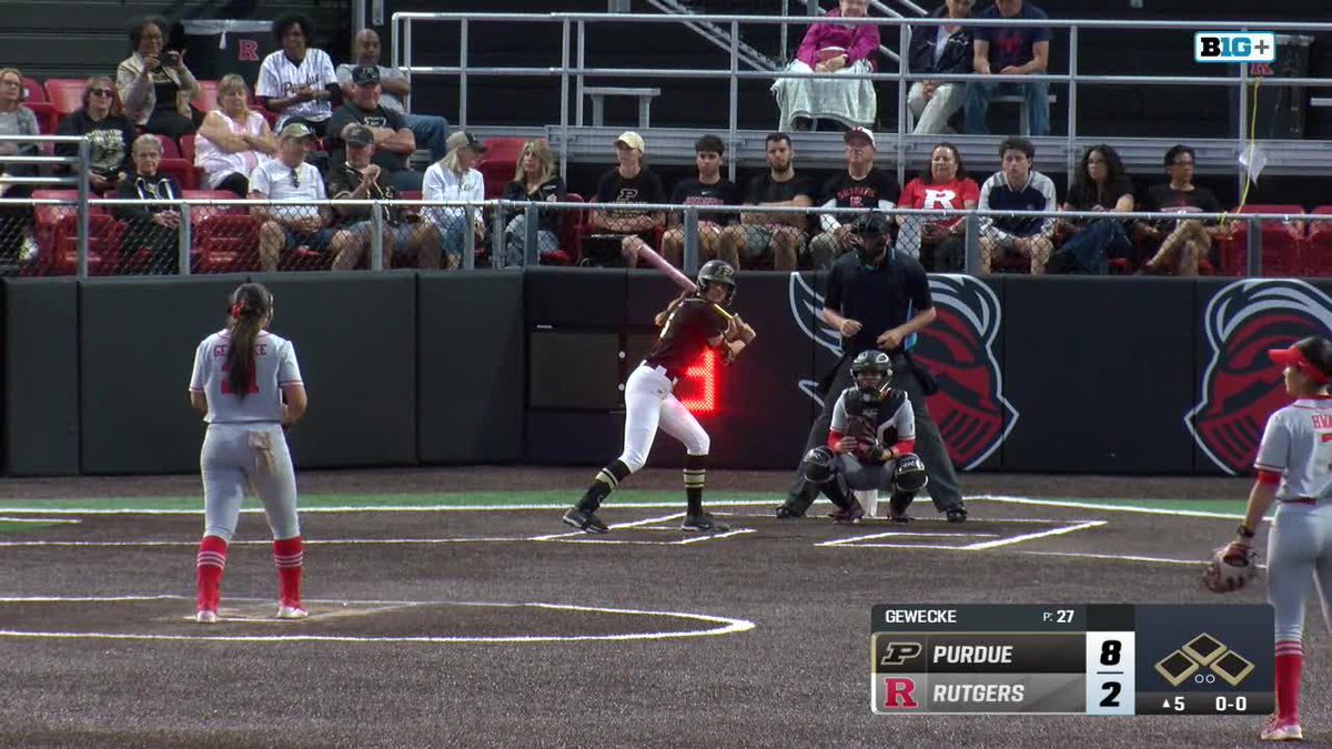 GRAND SLAM ANNA MOORE 🤯 🤯 🤯 Second two homer game for Anna Moore & she is tied for fifth in single-season homers! T5 | Purdue 12, Rutgers 2