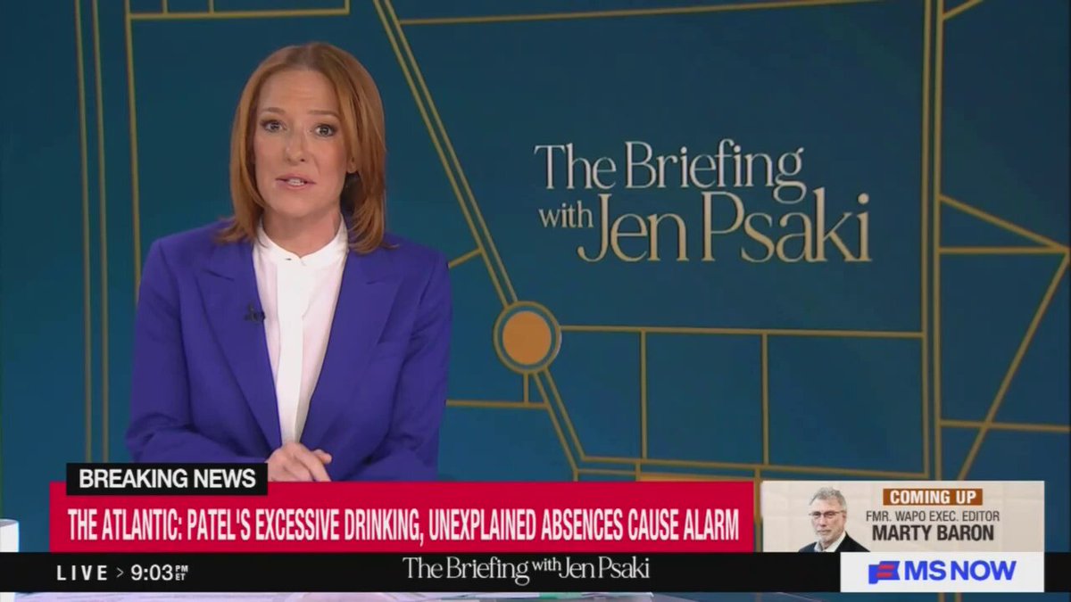 Psaki: Patel's advisor said a lawsuit is being filed. Fitzpatrick: I stand by every word of this reporting. We have excellent attorneys.