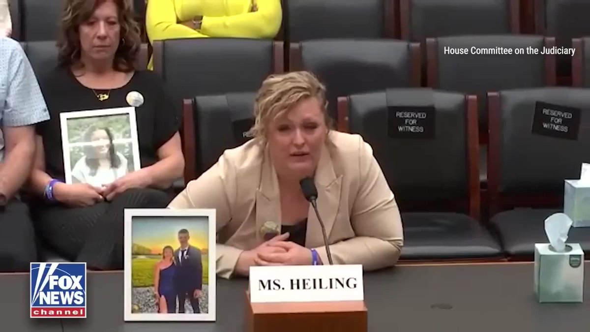 "We can't pick a headstone because that makes it too real — but you can sit here and tell us about what kind of hearing this should be." Grieving mom calls out Democrats after Rep. Hank Johnson says there are other hearings that the committee should focus on. Her son, Brady Heiling, 18, was killed after an illegal immigrant allegedly drove the wrong way while drunk.
