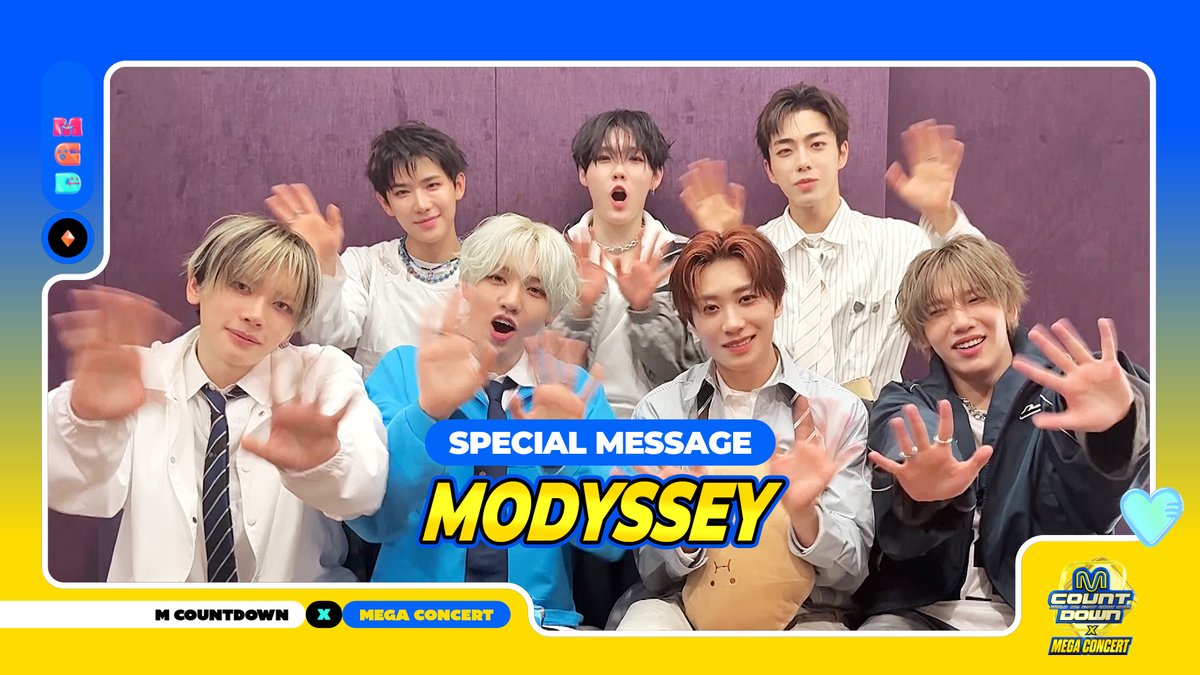 💙 M COUNTDOWN X MEGA CONCERT 💛 SPECIAL MESSAGE with #MODYSSEY (모디세이) - 2026. 05. 30 (SAT) 📍 INSPIRE ARENA #엠카운트다운 #MCOUNTDOWN #엠카운트다운X메가콘서트 #MCOUNTDOWN_X_MEGACONCERT 엠쥐씨