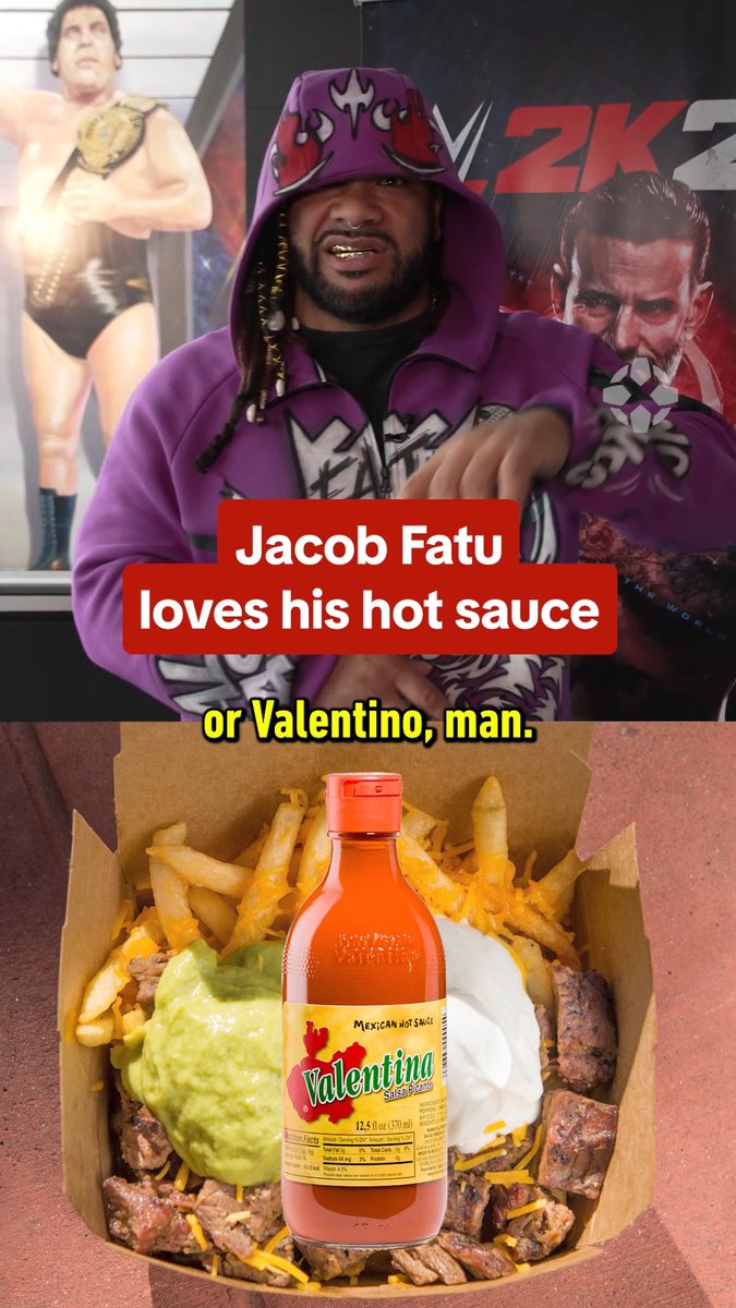 Jacob Fatu REALLY knows his hot sauces: