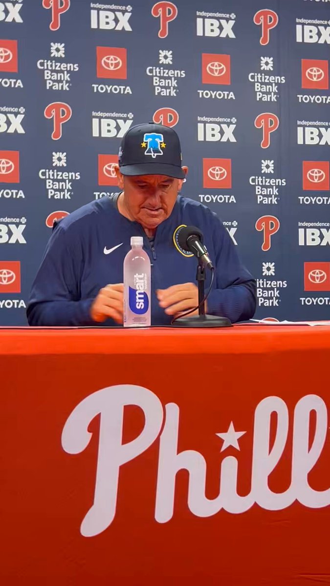 Rob Thomson on how the Phillies keep this skid from snowballing. (Via Tim Kelly)