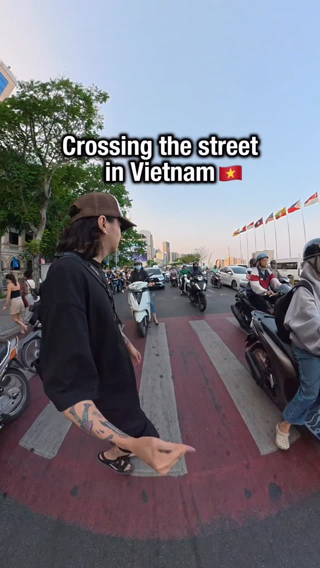 He survived all that just to be tripped by the side walk 😂