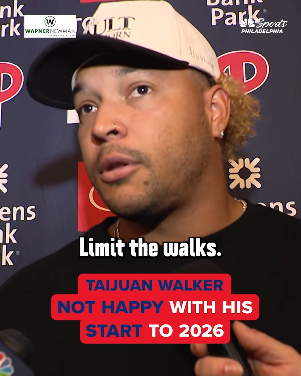 "Just try to go out there and attack and try to get quick outs." Taijuan Walker is focused on his next start. | Wapner Newman