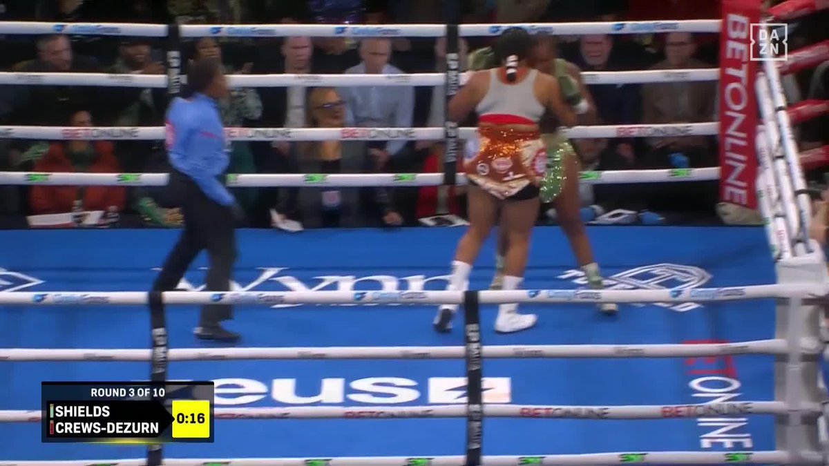 I don’t think anyone beating Claressa Shields.