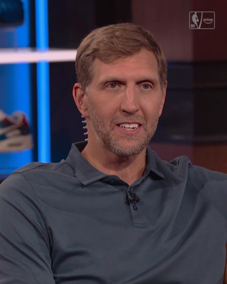 “This makes me choke up a little bit, but it was a cool moment.” 🥹 Dirk Nowitzki (Dirk Nowitzki) got emotional when talking about what Steve Kerr, Steph and Draymond have achieved together.