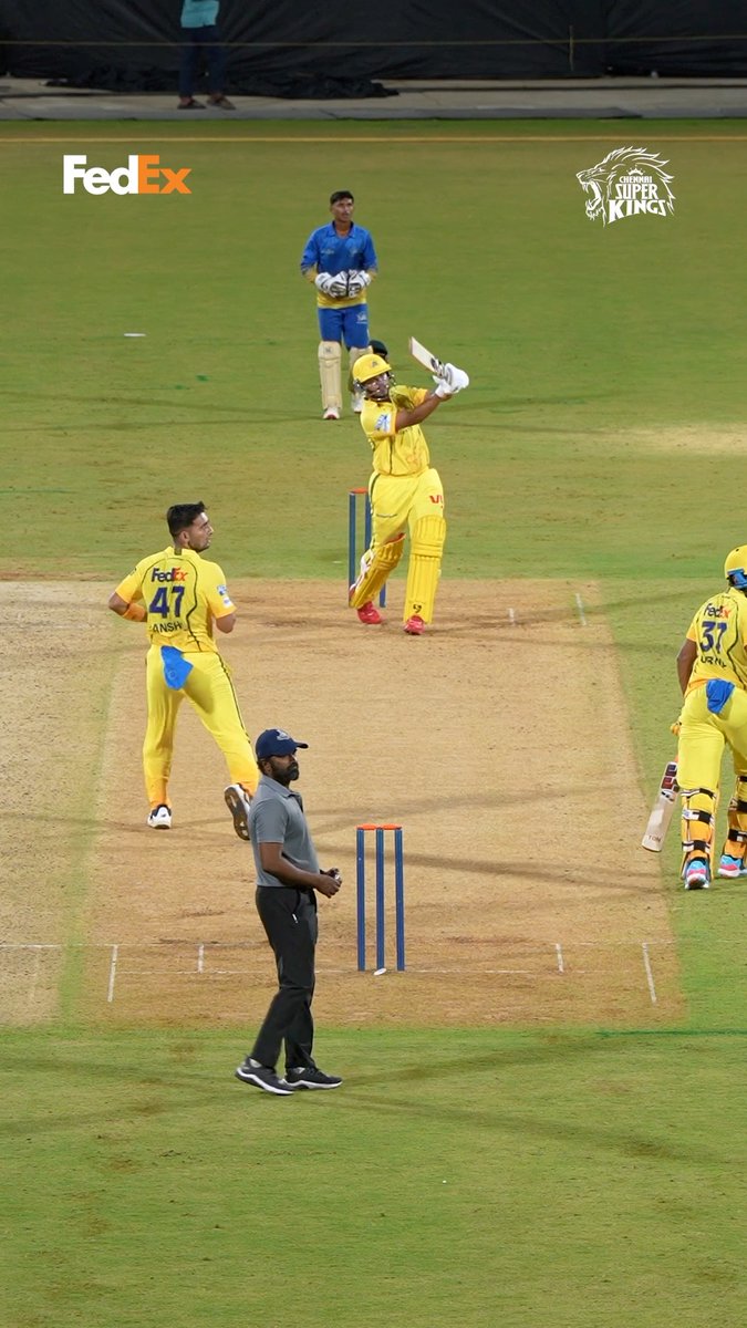 Ayush in full flow 💪 #WhistlePodu #Yellove