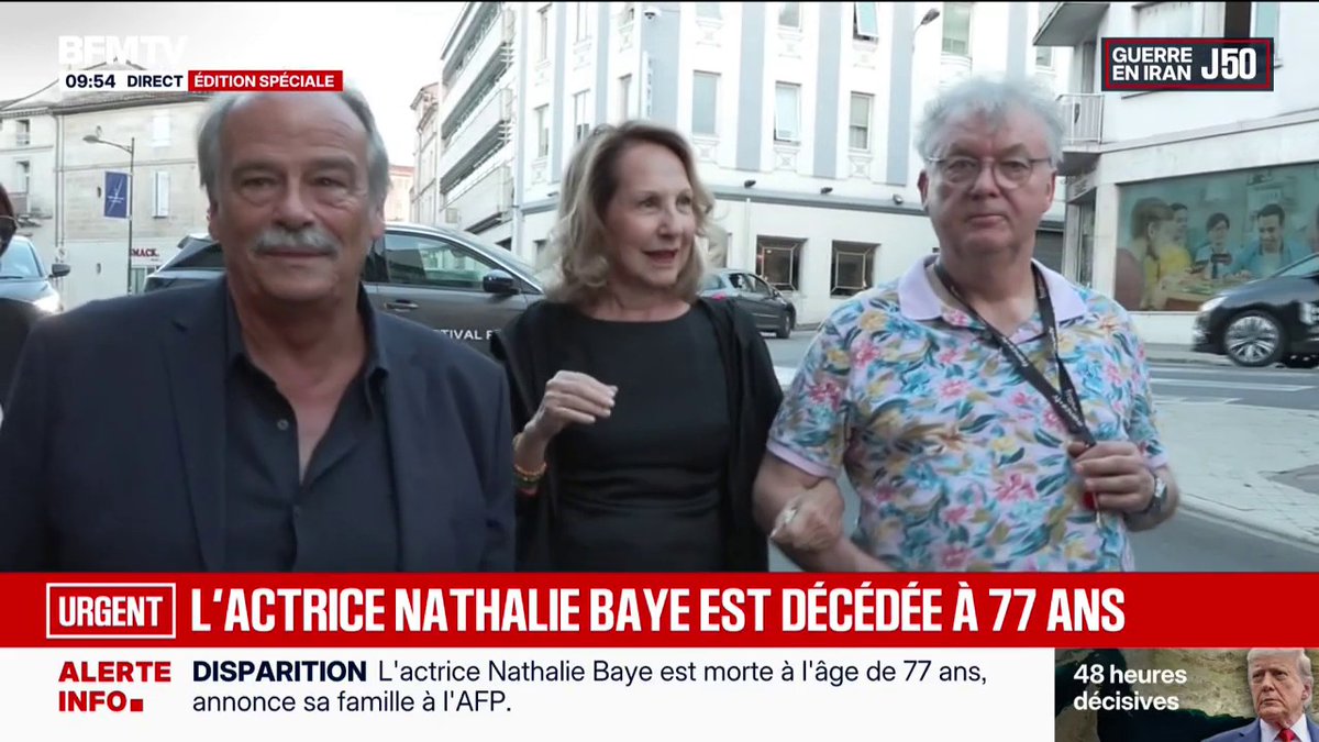 🔴 L'actrice Nathalie Baye est décédée à l'âge de 77 ans
