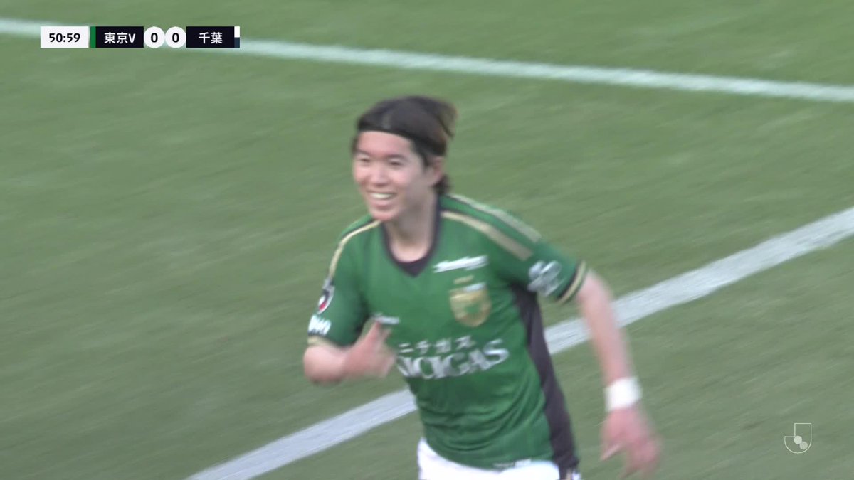 こぼれ球に詰めた決勝点⚽️ 🎦 ゴール動画 🏆 明治安田Ｊ１百年構想リーグ 地域リーグラウンド 第11節 🆚 東京Ｖvs千葉 🔢 1-0 ⌚️ 51分 ⚽️ 寺沼 星文（東京Ｖ） #Ｊリーグ