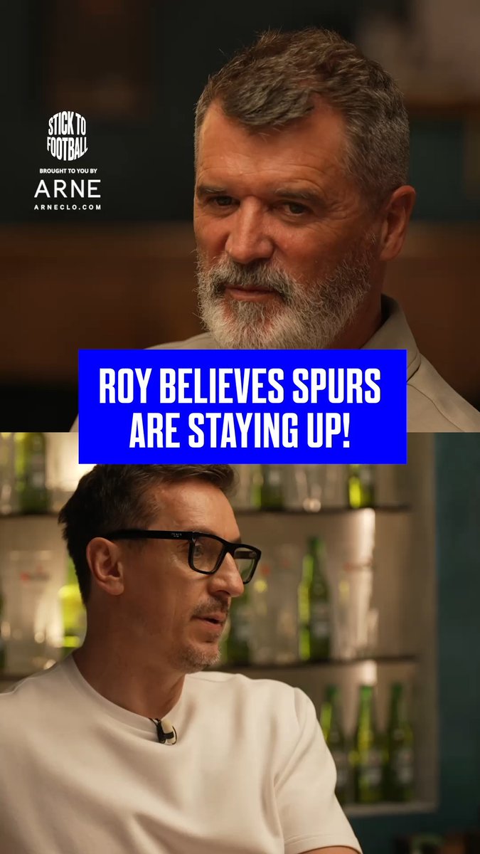 "Spurs are staying up!" ⬆️ Roy's confident Spurs will be a Premier League team next season! 🙏