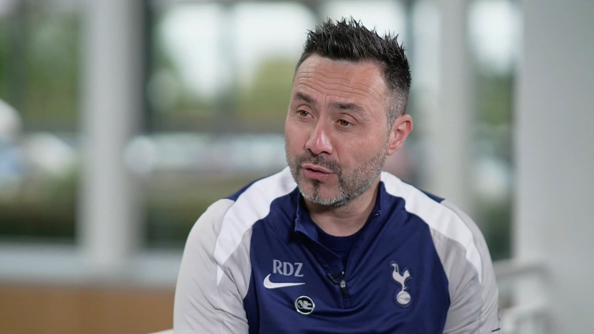 "I know for the future for sure" 🗣️ Roberto De Zerbi is confident Tottenham Hotspur can become a top side again ⚪️