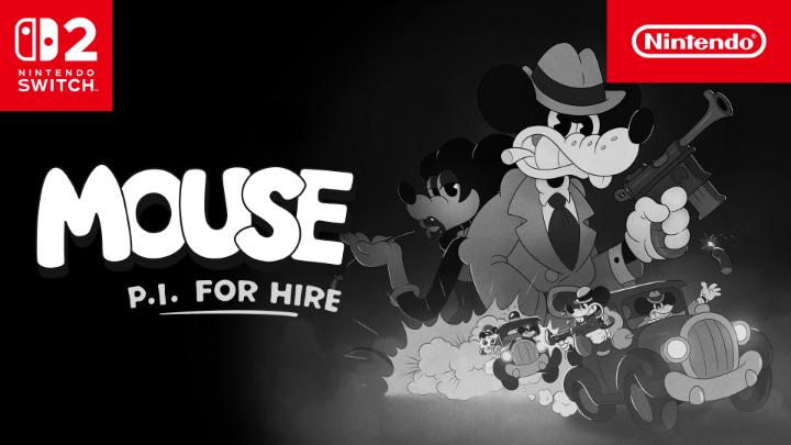 Blast through the seedy underbelly of Mouseburg and crack the case of a lifetime. MOUSE: P.I. for Hire, the jazz-fuelled, retro-inspired shooter, is out now on #NintendoSwitch2! Lock, load and laugh: