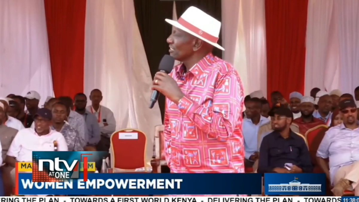 President William Ruto has renewed his pledge to deliver on long-standing promises to residents of the North Eastern region. #NTVAtOne Wangechi Muriuki