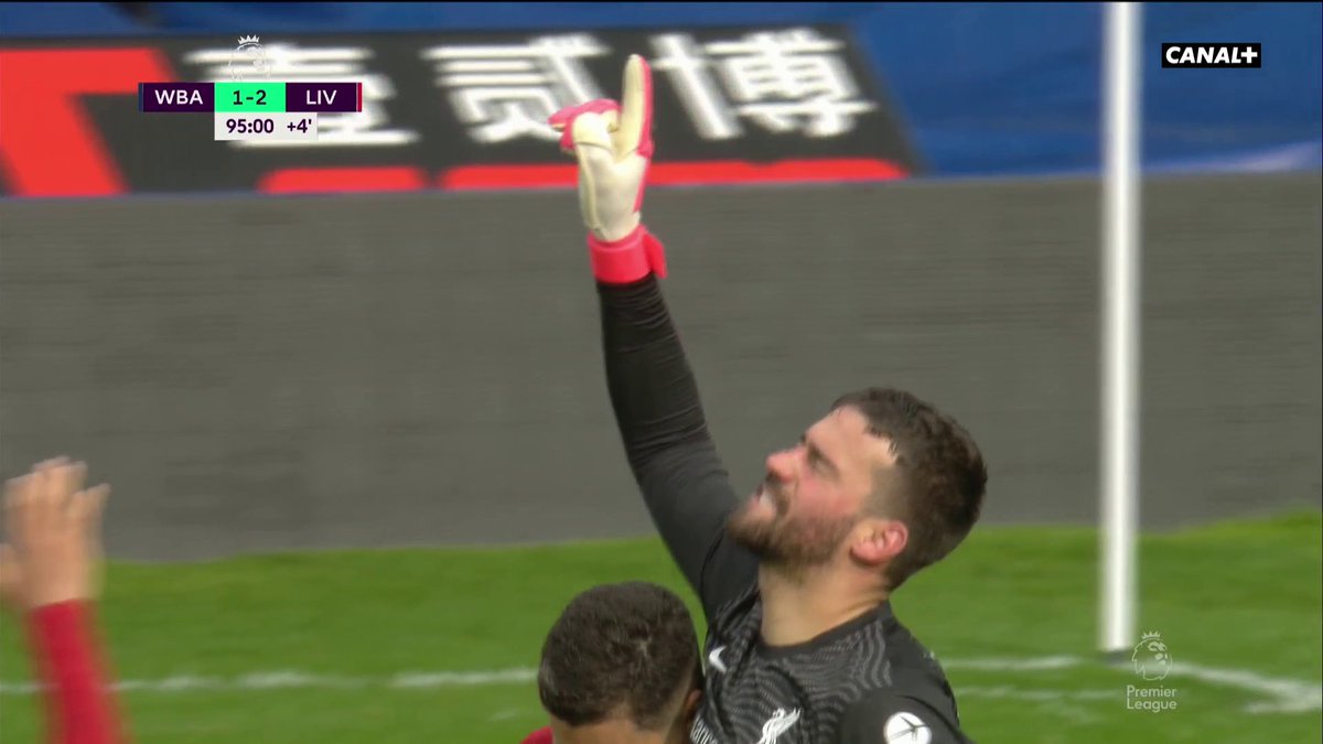Alisson qui sauve Liverpool et les èmmene en ldc a la derniere minute c'était une folie