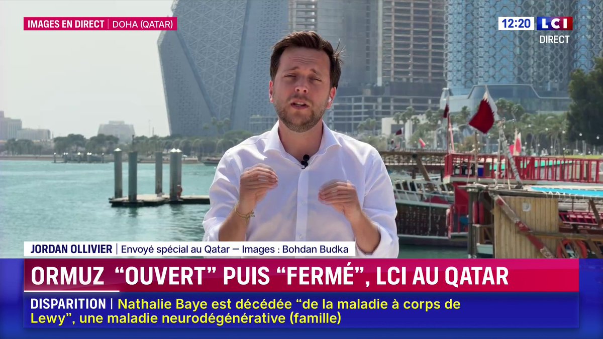 L'Iran a annoncé reprendre "le strict contrôle" du détroit d'Ormuz en réaction à la poursuite du blocus américain des ports iraniens, revenant sur sa décision de la veille de rouvrir cette voie maritime ➡️ Qu'en est-il du trafic ? Le point avec Jordan Ollivier en direct du Qatar
