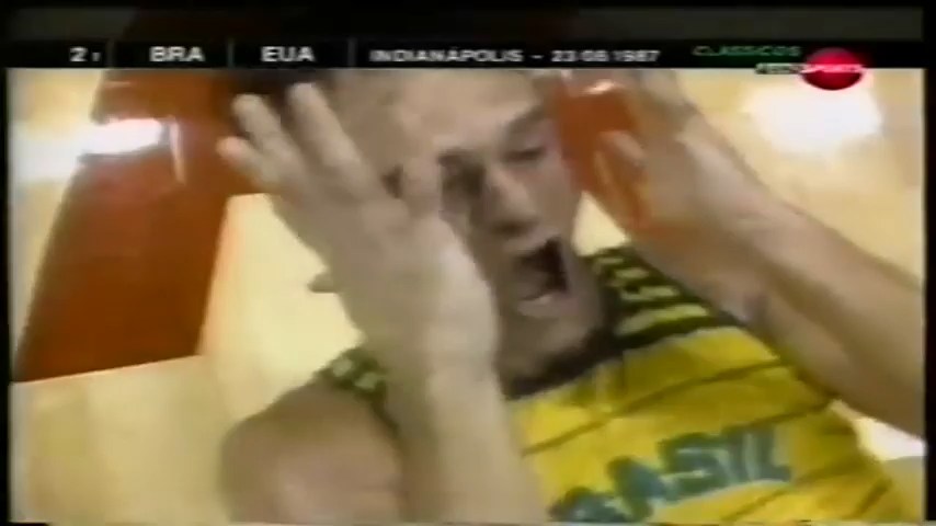 In 1987, Team USA was up 20. They had David Robinson, Danny Manning, and Rex Chapman. Then, Oscar Schmidt happened. "Mão Santa" dropped 35 of his 46 points in the second half to hand the US a shocking 120-115 loss in Indy. cr: WPA Sports