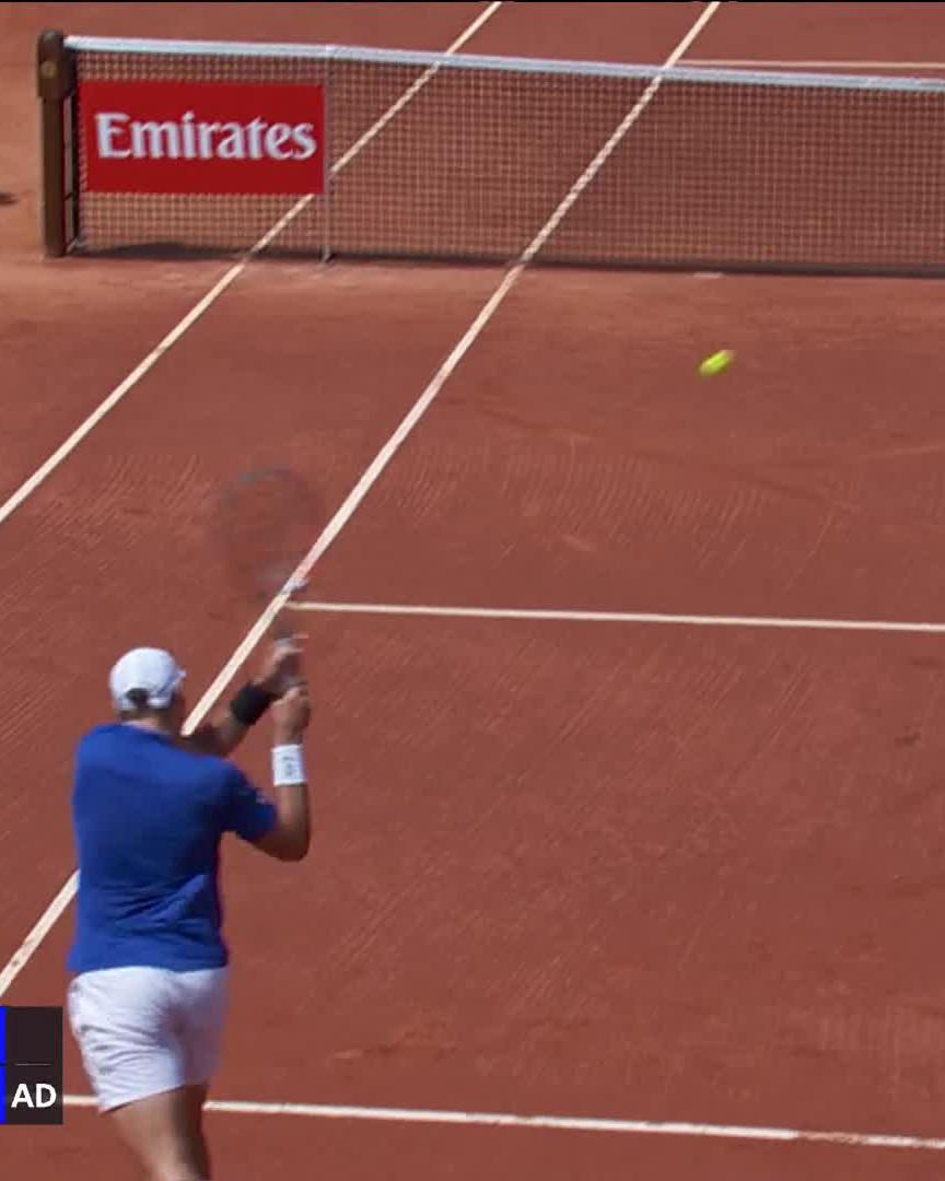 So effortless, so clean 👌 Hamad Medjedovic #BCNOpenBS