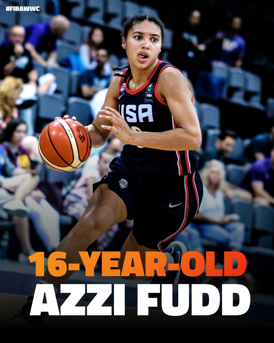 Azzi Fudd, already in her bag in her teens 🎒🇺🇸 #FIBAWWC