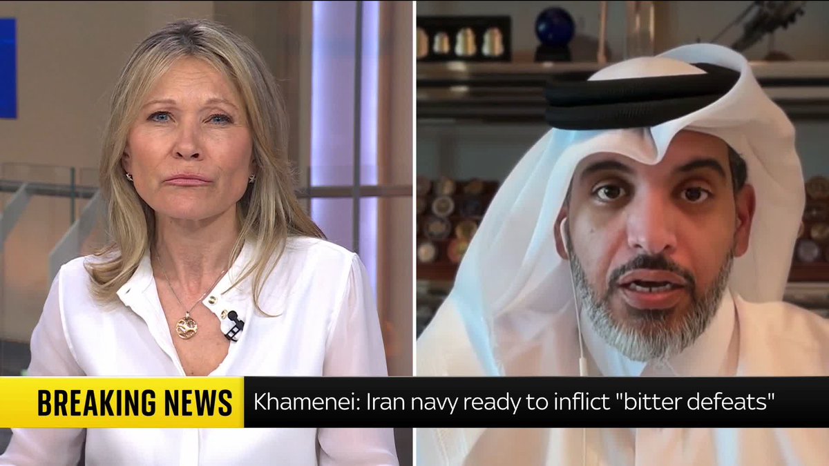 'Extremely dangerous situation' in the Strait of Hormuz, says former Qatari director of defence intelligence operations to the U.S. Nawaf Al-Thani says he 'isn't surprised' Iran has decided to close the shipping route after briefly reopening it