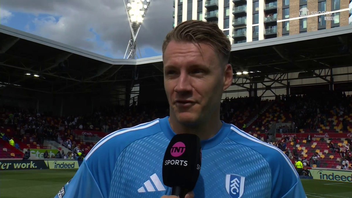 "It was a big moment for us because we deserved a point today" Bernd Leno steals the Player of the Match award off Joachim Andersen with his last minute save 😅 🎙️ @julesbreach 📺 TNT Sports and HBO Max