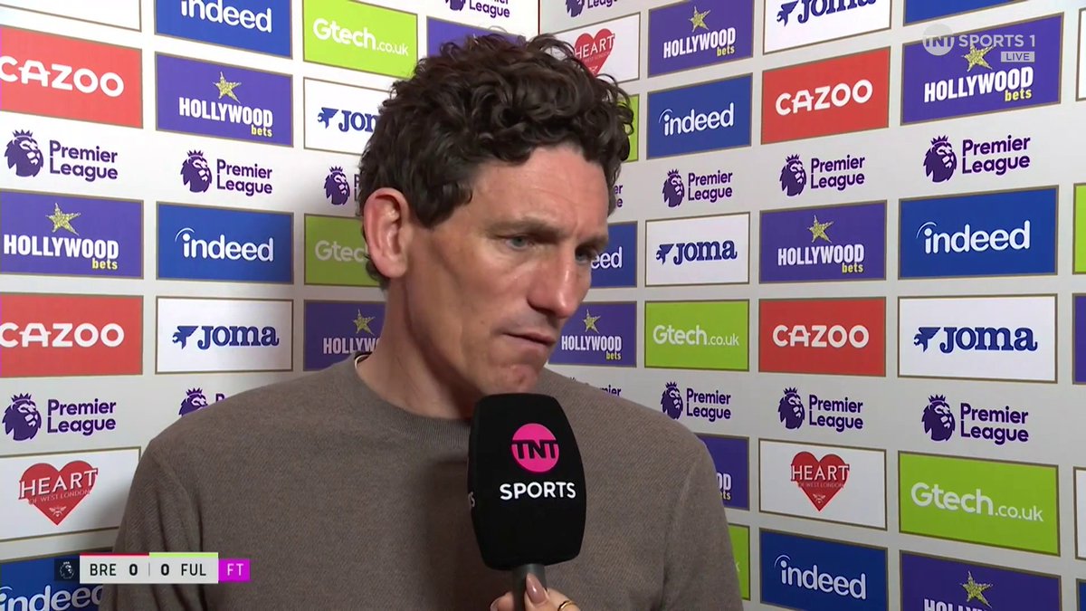 "We're on a really exciting journey" Keith Andrews reflects on Brentford's draw with Fulham and European aspirations... 🎙️ Jules Breach 📺 TNT Sports and HBO Max