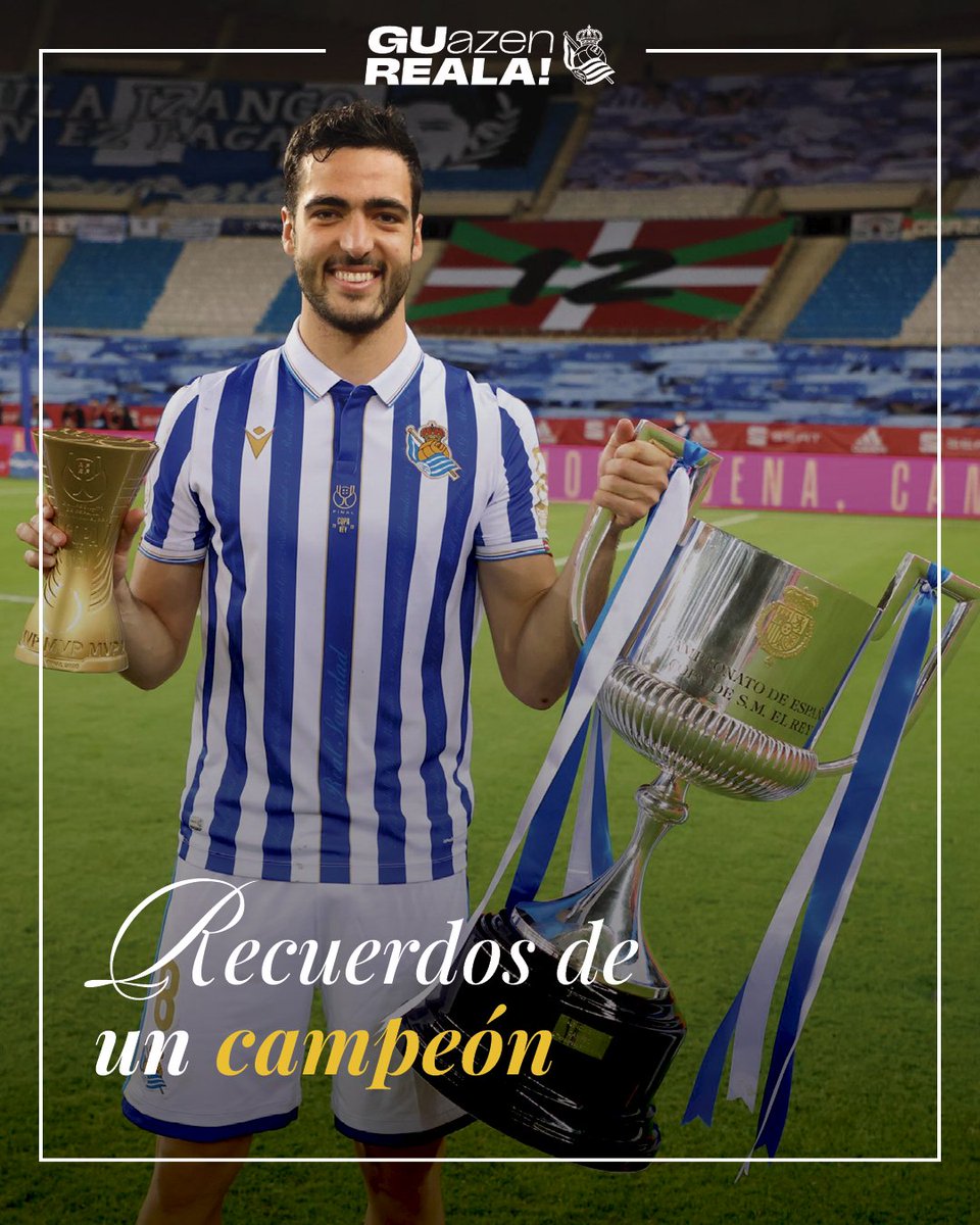🏆 𝗥𝗘𝗖𝗨𝗘𝗥𝗗𝗢𝗦 𝗗𝗘 𝗨𝗡 𝗖𝗔𝗠𝗣𝗘𝗢́𝗡 💫 Mikel 𝐌𝐞𝐫𝐢𝐧𝐨: “Cada vez que miro el MVP me sale una sonrisa recordando aquella final”. #GUazenREALA