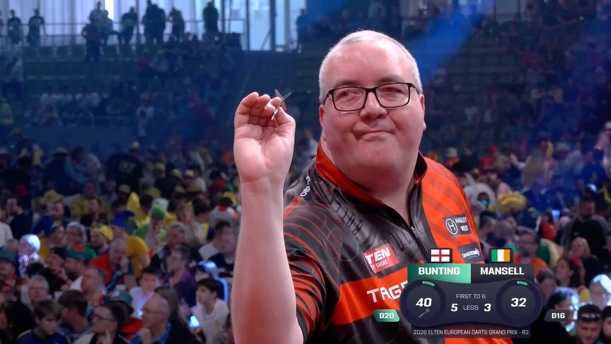 THE BULLET BEATS MANSELL! Stephen Bunting sees off Mickey Mansell 6-3 thanks to a fantastic 75% checkout success rate, securing his spot on Finals Day in Sindelfingen! 📺 #ET5