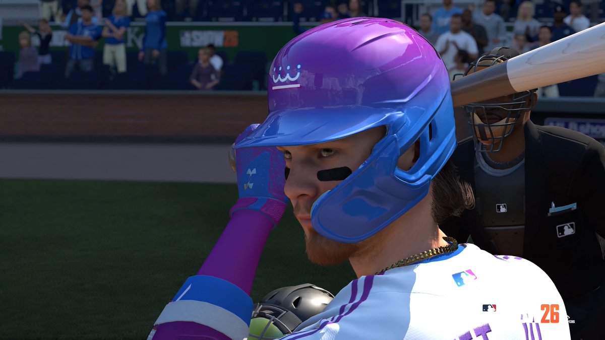 Forever Fountains Make a splash in MLB The Show 26 with the new Kansas City Royals Nike City Connect!🔵🟣