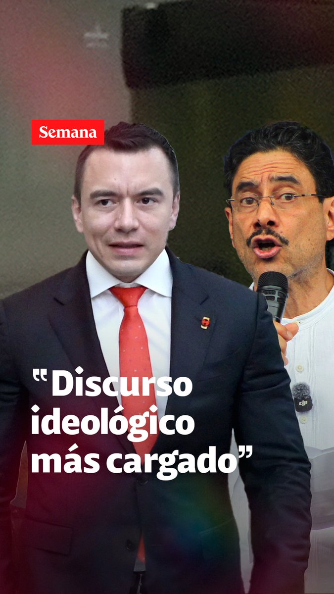 “Tengo buena relación con Paloma y Abelardo, con los dos (...) Y si me preguntas si las cosas van a cambiar con Cepeda, lo dudo”: Daniel Noboa, presidente de Ecuador, en SEMANA.